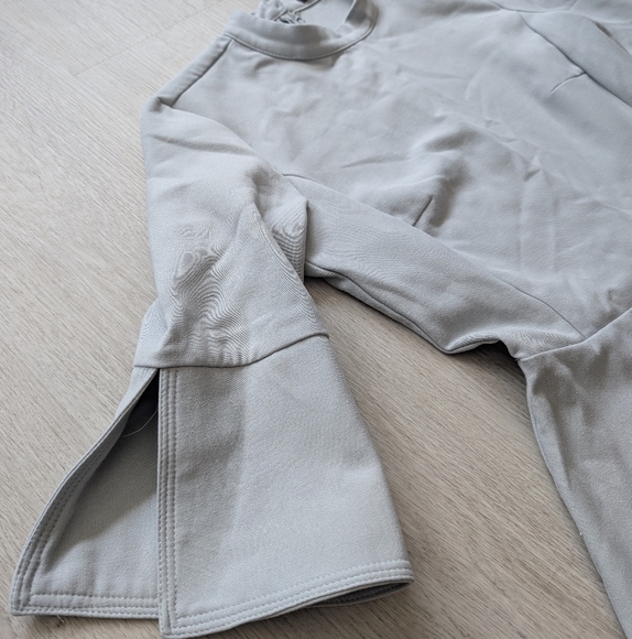 Zara A-Line Light Grey Dress Size Small - Picture 4 of 6